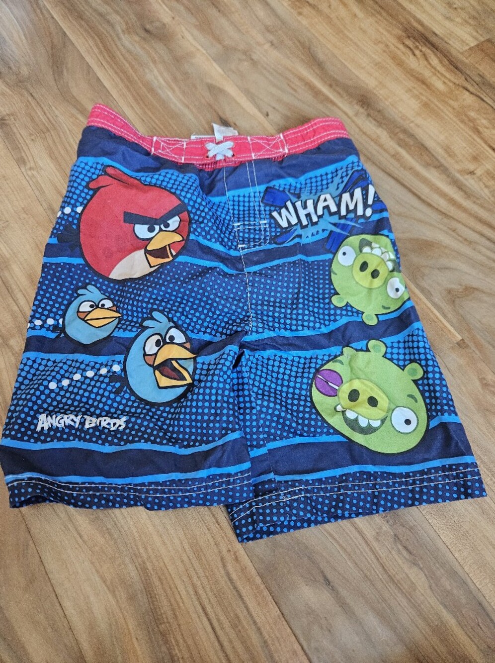 Angry Birds Blue Boys Swim Trunks 5t